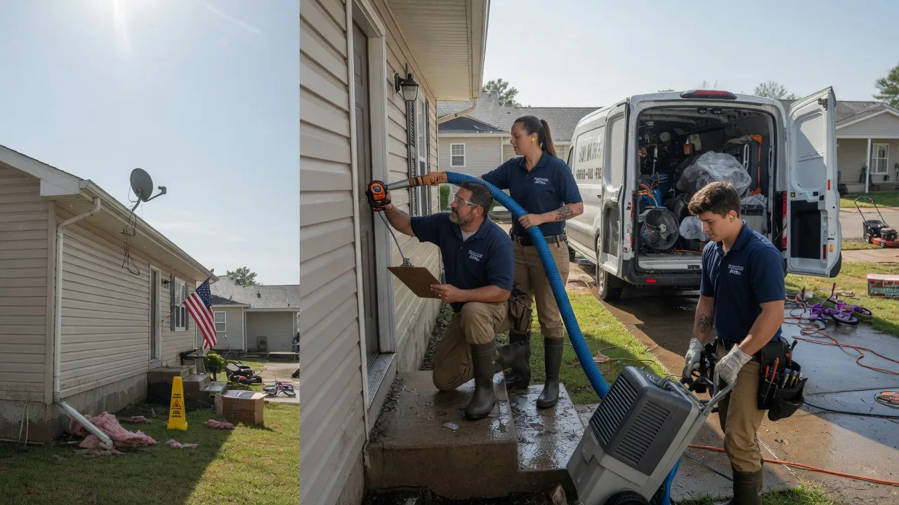 Ceiling Water Damage Restoration in South Bend, NE near me